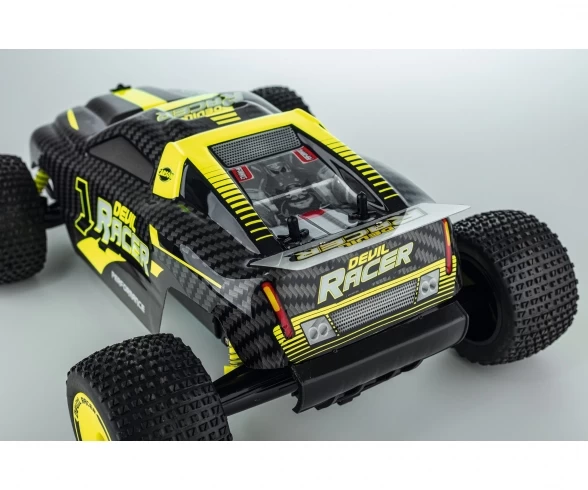 Carson 1:10 Devil Racer 2.4GHz 100% RTR Yellow 6 Carson 1:10 Devil Racer 2.4GHz 100% RTR Yellow - Afbeelding 4