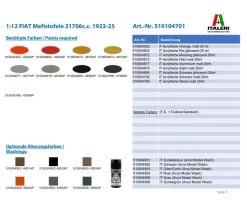 Carson 1:12 FIAT Mefistofele 21706c.c. 1923-25 -Afstandsbediening Speelgoed Winkel 1 12 fiat mefistofele 21706cc 1923 25 510104701 en 02