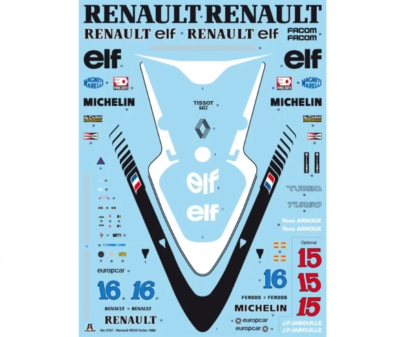 Carson 1:12 Renault RE 20 Turbo 7 Carson 1:12 Renault RE 20 Turbo - Afbeelding 5