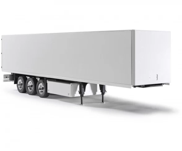 Carson 1:14 3-Axle Semi-Trailer Ver.II White 5 Carson 1:14 3-Axle Semi-Trailer Ver.II White - Afbeelding 3