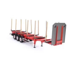 Carson 1:14 3-Axle Stanchion Trailer, New Susp.