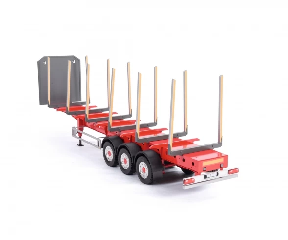 Carson 1:14 3-Axle Stanchion Trailer, New Susp. 4 Carson 1:14 3-Axle Stanchion Trailer, New Susp. - Afbeelding 2