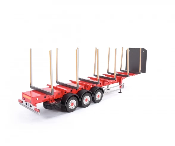 Carson 1:14 3-Axle Stanchion Trailer, New Susp. 5 Carson 1:14 3-Axle Stanchion Trailer, New Susp. - Afbeelding 3
