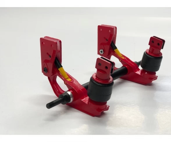 Carson 1:14 3-Axle Stanchion Trailer, New Susp. 9 Carson 1:14 3-Axle Stanchion Trailer, New Susp. - Afbeelding 7