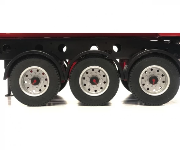 Carson 1:14 3-Axle Stanchion Trailer, New Susp. 11 Carson 1:14 3-Axle Stanchion Trailer, New Susp. - Afbeelding 9