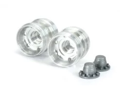 Carson 1:14 Alum. Low Loader Twin-Wheel Set (2)