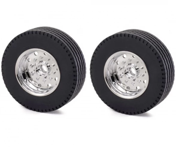 Carson 1:14 Wide Wheel F.Tamiya Trailer (2) Hex 4 Carson 1:14 Wide Wheel F.Tamiya Trailer (2) Hex - Afbeelding 2