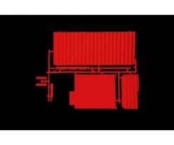 Carson 1:24 20' Container Trailer -Afstandsbediening Speelgoed Winkel 1 24 20 container trailer 510003887 en 07