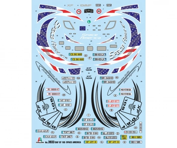 Carson 1:24 DAF XF-105 Space America 7 Carson 1:24 DAF XF-105 Space America - Afbeelding 5