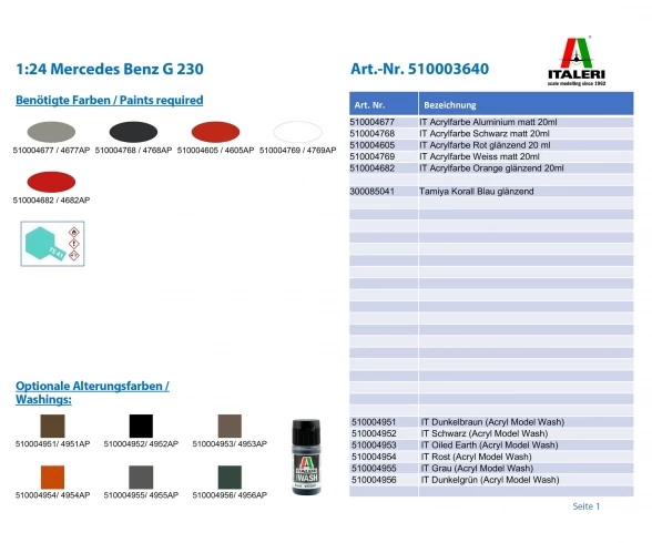 Carson 1:24 Mercedes Benz G 230 5 Carson 1:24 Mercedes Benz G 230 - Afbeelding 3