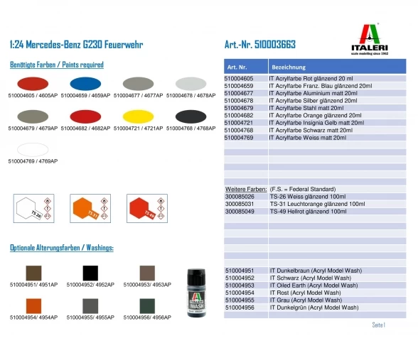 Carson 1:24 Mercedes-Benz G230 Feuerwehr 3 Carson 1:24 Mercedes-Benz G230 Feuerwehr - Afbeelding 2