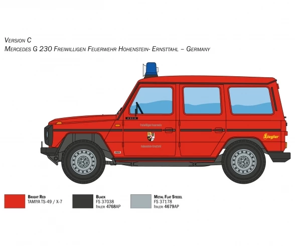 Carson 1:24 Mercedes-Benz G230 Feuerwehr 8 Carson 1:24 Mercedes-Benz G230 Feuerwehr - Afbeelding 7