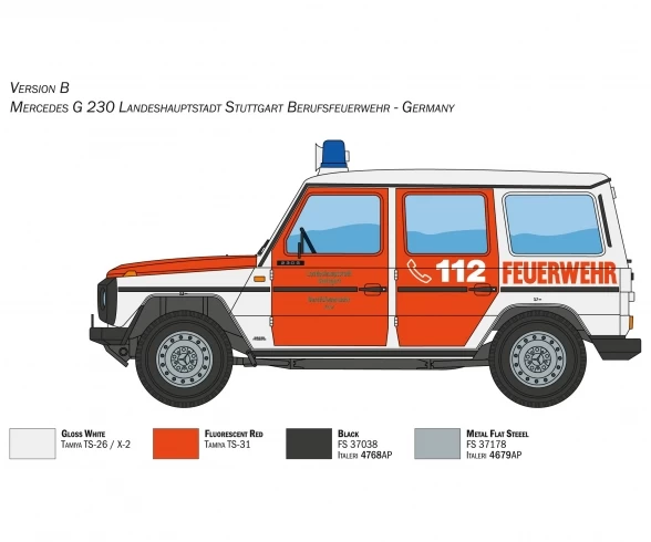 Carson 1:24 Mercedes-Benz G230 Feuerwehr 9 Carson 1:24 Mercedes-Benz G230 Feuerwehr - Afbeelding 8