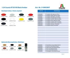 Carson 1:24 Scania R730 V8 Black Amber -Afstandsbediening Speelgoed Winkel 1 24 scania r730 v8 black amber 510003897 en 02