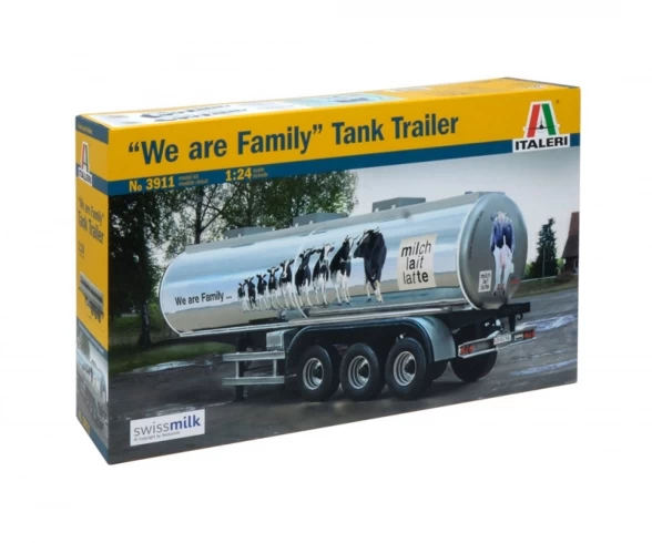 Carson 1:24 "The Familiy"Swissmilk Tank Trailer 4 Carson 1:24 "The Familiy"Swissmilk Tank Trailer - Afbeelding 2