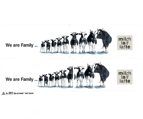 Carson 1:24 "The Familiy"Swissmilk Tank Trailer 8 Carson 1:24 "The Familiy"Swissmilk Tank Trailer - Afbeelding 6