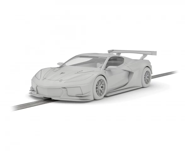 Carson 1:32 Corvette C8R Daytona '20 Grau #4 HD 4 Carson 1:32 Corvette C8R Daytona '20 Grau #4 HD - Afbeelding 2