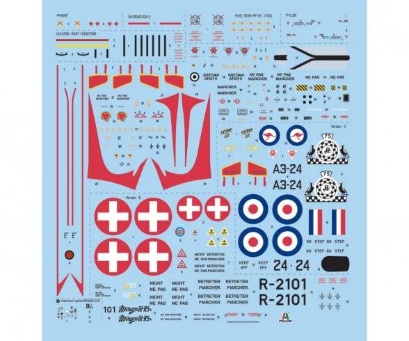 Carson 1:32 Mirage III E/R 7 Carson 1:32 Mirage III E/R - Afbeelding 5