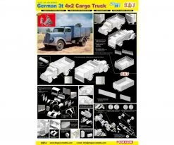 Carson 1:35 German 3t 4x2 Cargo Truck (2 In 1)