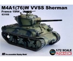 Carson 1:72 M4A1(76)W VVSS Sherman France 1944