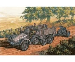 Carson 1:72 WWII Ger.Truck Krupp Protze W/PaK
