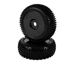 Carson 1:8 Tyre Set Dish Black 2pcs