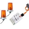 Carson 24x15mm Orange Flashing Light W/Elec.(2)