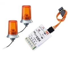 Carson 24x15mm Orange Flashing Light W/Elec.(2)